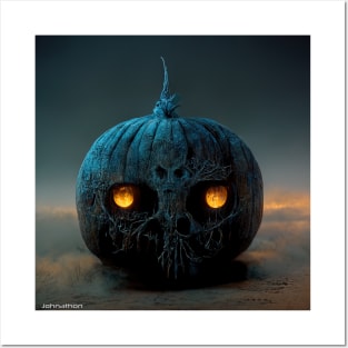 ZOMBIE PUMPKIN FROM HELL HALLOWEEN SEASON SERIES Posters and Art